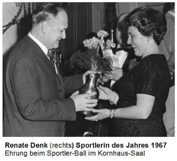 Bild Sportlerehrung Renate Denk